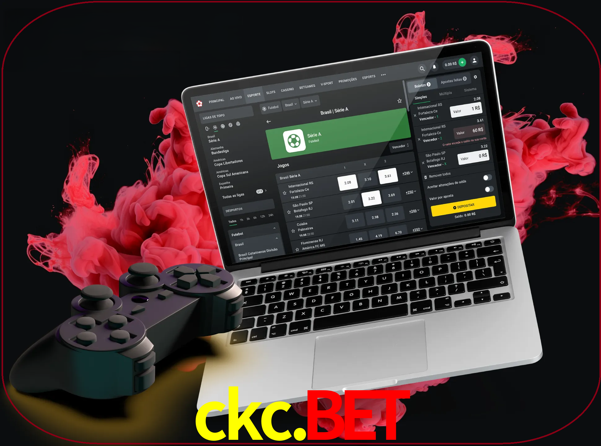 Visite a secção especial de jogos de vídeo em CKC BET para descobrir em que jogos pode apostar e ganhar muito dinheiro.