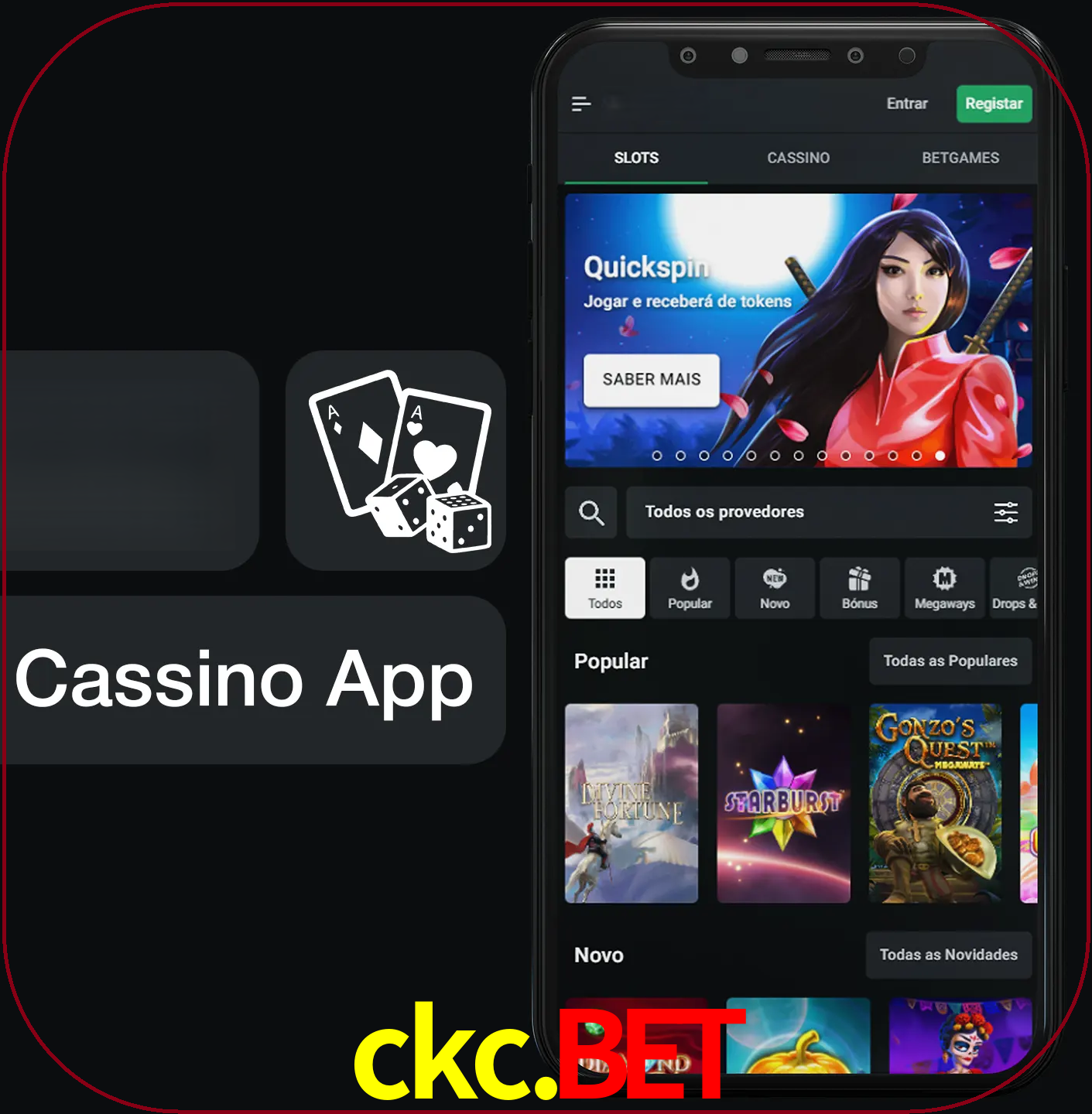 Jogue jogos de cassino e ganhe.