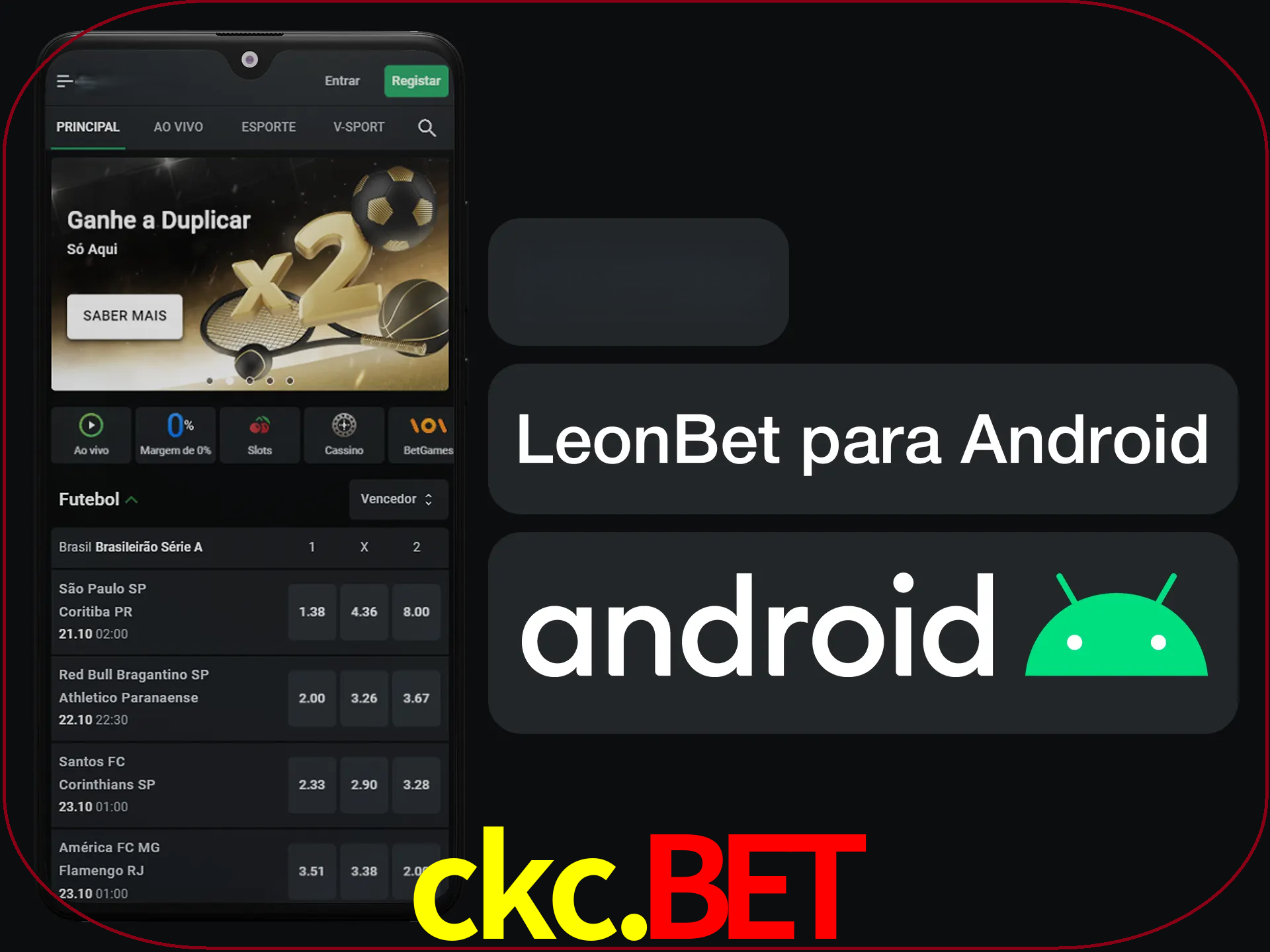 Adquira sua versão poket de LeonBet.