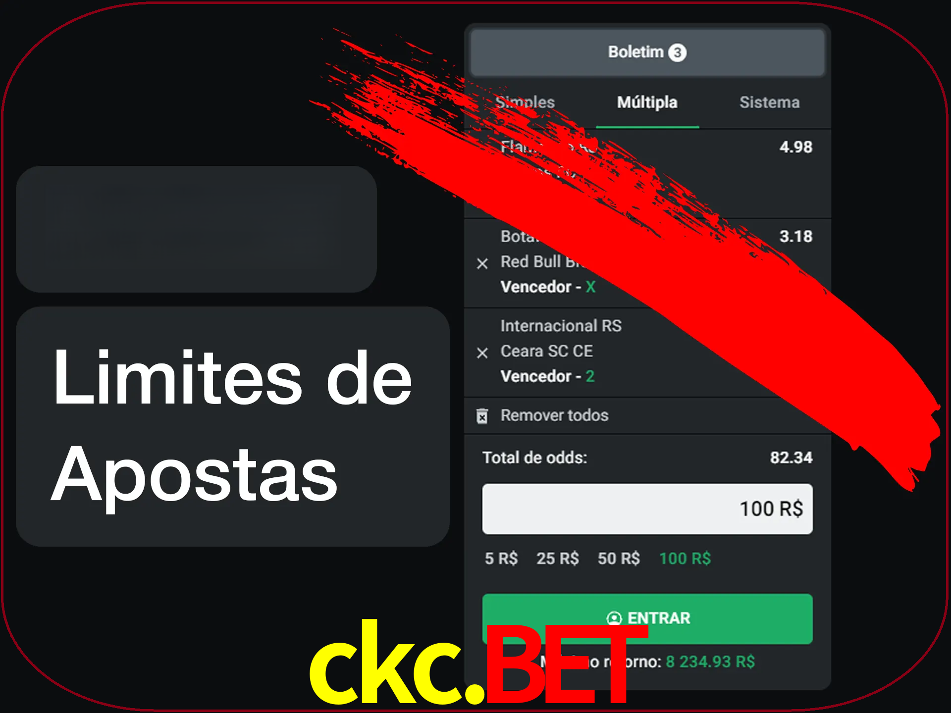 Não faça apostas loucas.